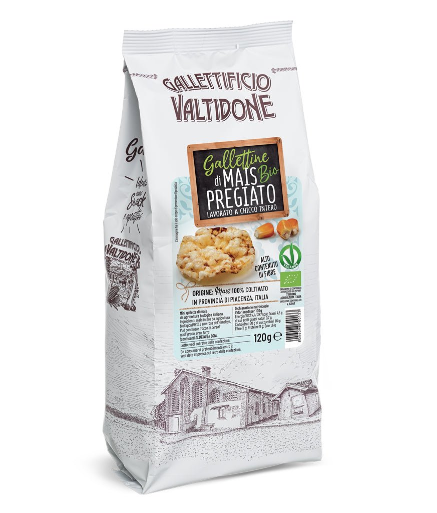 GALLETTINE(BIO) Mais ( SCEGLI IL TUO FORMATO)