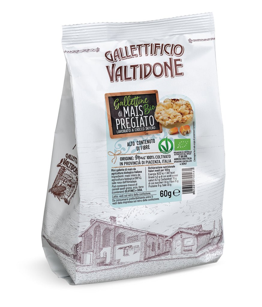 GALLETTINE(BIO) Mais ( SCEGLI IL TUO FORMATO)
