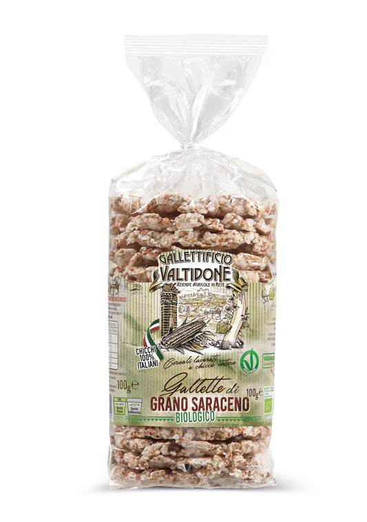 Gallette di grano saraceno biologico Italiano 100g